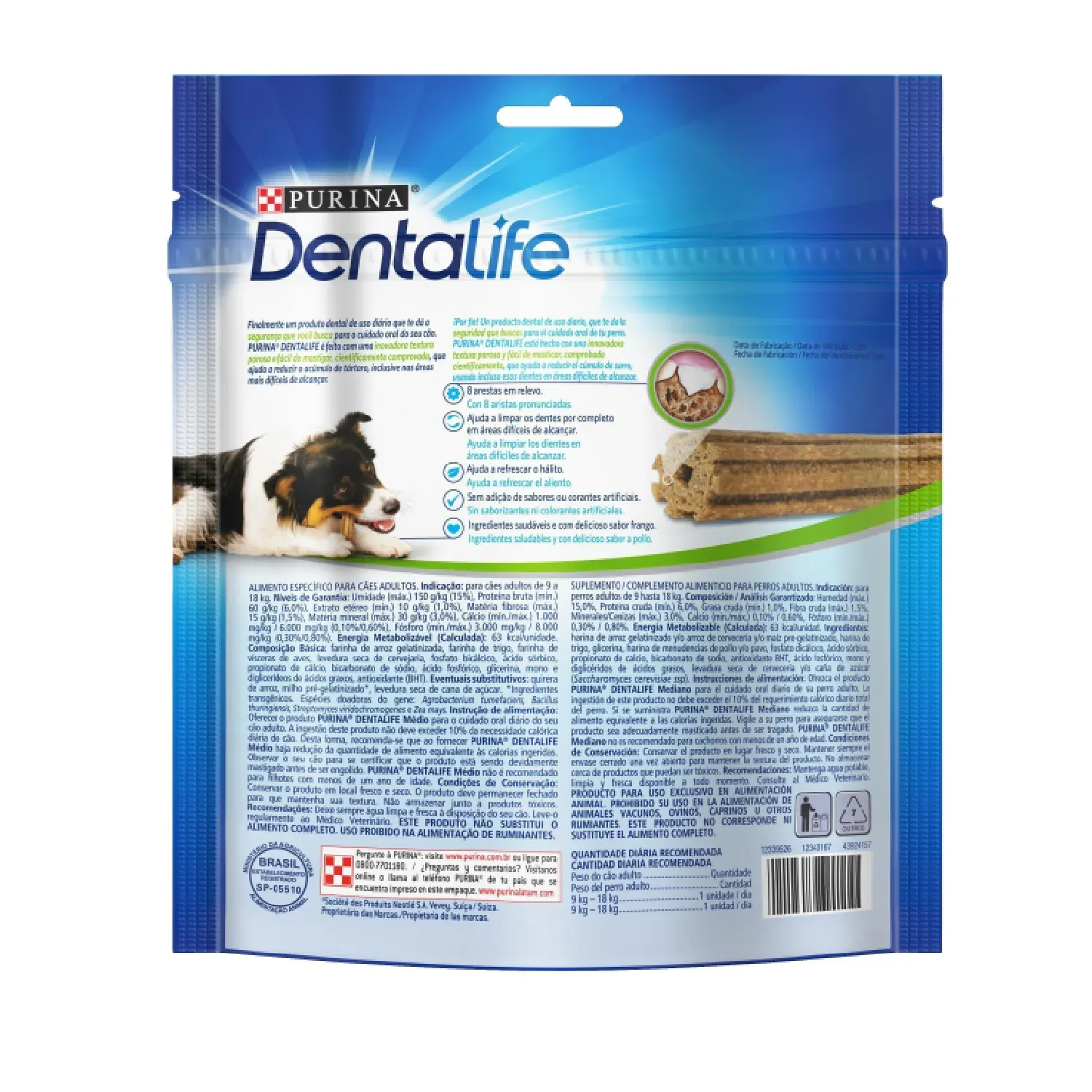 Petisco DentaLife Cães Adultos Médios